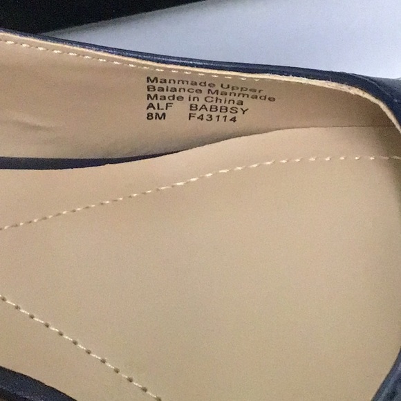 ALFANI navy sling back 8M shoes - Picture 3 of 14